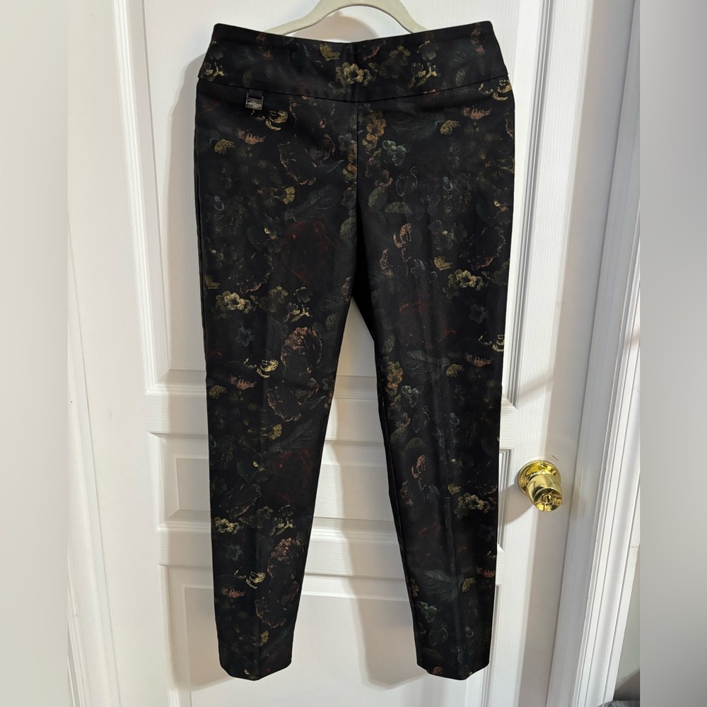 LISETTE Black Floral Pants